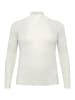 KAFFE curve Langarm-Shirt KCbella Tight fit in Chalk CC.
