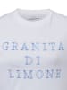 Rich & Royal T-Shirt Granita di Limone in weiß blau