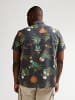 Petrol Industries Shirt in Übergröße mit Allover-Print Nomad in Schwarz