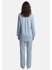 Seidensticker Pyjama Classic Web in Zen blue