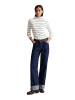 Marc O'Polo DENIM Ripp-Longsleeve slim in Offwhite