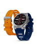 Police Herren-Smartwatch My.Avatar 2.0 Blau/Orange