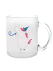 Mr. & Mrs. Panda Teetasse Einhorn Party ohne Spruch in Transparent