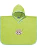 Erwin Müller Frottier Kinder-Poncho mit Kapuze in grün