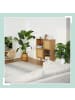 relaxdays Sideboard in Natur - (B)80 x (H)97 x (T)29 cm