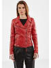 JILANI Damen Lederjacke in Rot