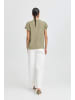 b. young Kurzarm-Bluse BYFILINEN Regular fit in Aloe
