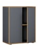 VCM  Büroschrank Aktenschrank Sideboard Salia 2fach in Anthrazit