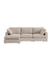 ebuy24 Chaiselongue-Sofa Lux Beige 296 x 182 cm