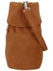 Zwei Beuteltasche Mademoiselle M8 in Nubuk-Cognac