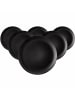 Seltmann Weiden 6er Set Speiseteller Liberty Velvet Black in Schwarz ø 27,9 cm