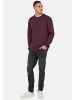 ONLY & SONS Sweatshirt Connor in Dunkelrot / blau