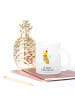 Mr. & Mrs. Panda Kaffeetasse Biene Blume mit Spruch in Transparent