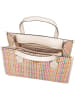 Guess Handtasche Silvana Compartment Tote Straw in Stone Multi