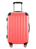 Hauptstadtkoffer Spree - Koffer Flugzeug Trolley Handgepäck Hartschale TSA 42L in Korall