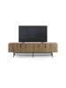 CALICOSY TV-Lowboard RIMA in Dunkles Holz - (W) 200  x (H) 55  x (L) 35  cm