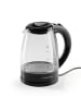 Gourmet Maxx Glas-Wasserkocher 1,8l 1800W schwarz  Transparent