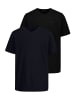 JP1880 Kurzarm T-Shirt in schwarz