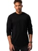 STHUGE Kurzarm T-Shirt in schwarz