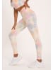 OCEANSAPART Leggings Maya Light Silky Yellow Tie Dye