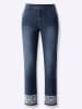 WITT WEIDEN 7/8-Jeans in blue-stone-washed