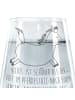 Mr. & Mrs. Panda Trinkglas Pferd Springen mit Spruch in Transparent