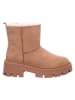 Tamaris Schnürboots Mit Tex-Membran in beige