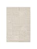 Teppich Boss Kurzflor Teppich Art 1121, Läufer - Creme