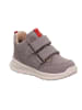 superfit Lauflernschuh BREEZE in Grau/Rot