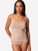 Skiny Spaghettitop Modal Lace in Beige