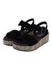 remonte Sandalen in Schwarz