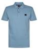 Petrol Industries Kurzarm-Poloshirt Aceite in Blau