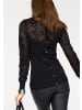 Melrose Rundhalspullover in schwarz