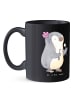 Mr. & Mrs. Panda Tasse Zahnarzt Künstler mit Spruch in Schwarz
