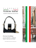 Florence Leder Umhängetasche Florence Tasche schwarz, weiß ca. 19cm