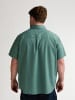 Petrol Industries Unifarbenes Kurzarmhemd Große Größen Baja1000 in Grün