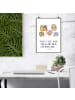 Mr. & Mrs. Panda Bild Igel Familie mit Spruch in Weiß