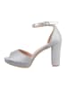 Ital-Design High-Heel Sandalette in Silber