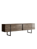 CALICOSY TV Möbel LUXE in Walnuss/Schwarz - (W) 180  x (H) 50  x (L) 30  cm