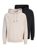 Jack & Jones Sweatshirt / Hoodie Bradley in Beige / schwarz