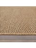 KADIMA DESIGN Teppich Kurzflor Natur Wohnzimmer in Beige