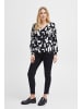 Fransa Langarmbluse FRFLOWY BL 2 - 20612407  Langarmbluse mit V-Ausschnitt in Schwarz