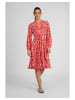 Lovely sisters A-Linien-Kleid Kinga in cherry print