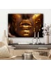 MuchoWow Leinwand bilder Goldenes Gesicht (BxH)