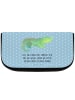 Mr. & Mrs. Panda Make-up-Organizer Krokodil mit Spruch in Blau Pastell