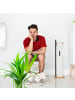 relaxdays Toilettenpapierhalter in Natur/Schwarz