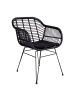 ebuy24 Sessel Trish Schwarz 2er Set