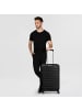 Franky London 4 Rollen Trolley M 65 cm mit Dehnfalte black