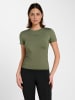 Hummel T-Shirt Hmlfast Damen in DEEP LICHEN GREEN