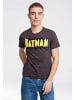 Logoshirt T-Shirt BATMAN - WINGS in dunkelgrau